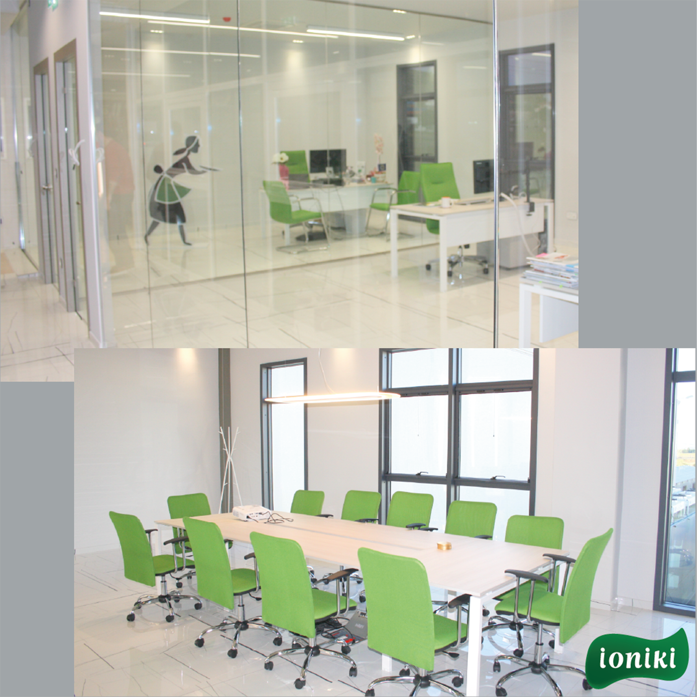 Γραφεία λουσμένα στο Φως!