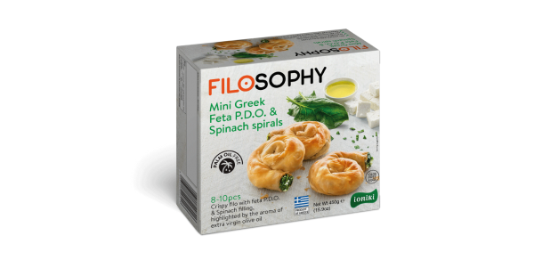 Filosophy Mini Greek Feta P.D.O. & Spinach spirals